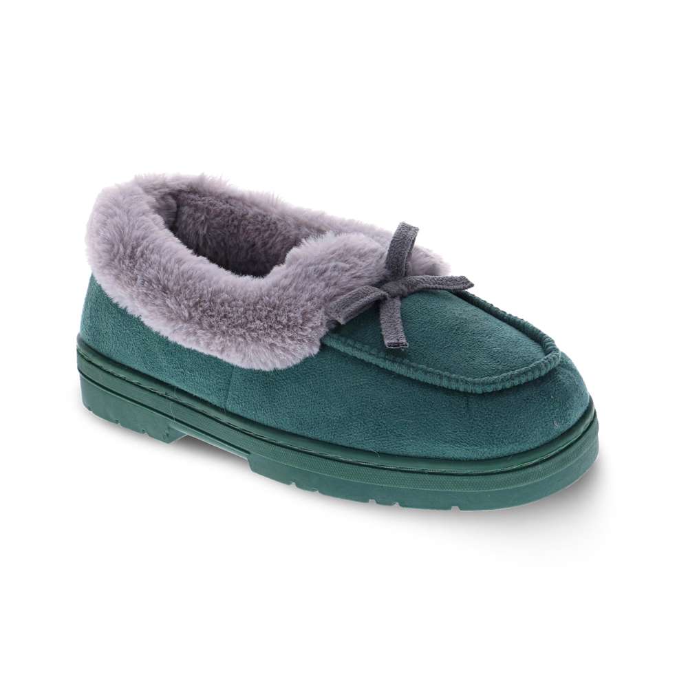 Flax Slipper - Emerald