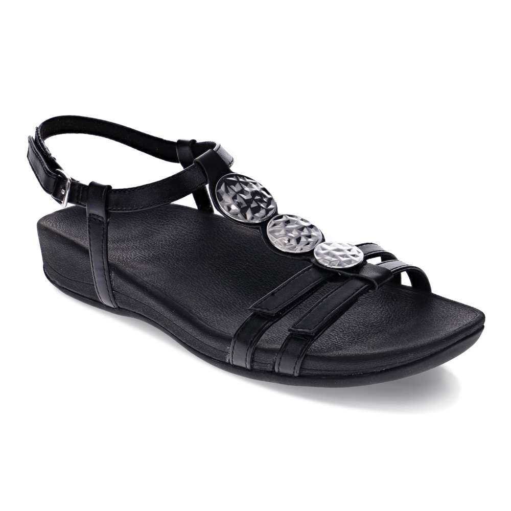 Ayla Adjustable Sandal - Black