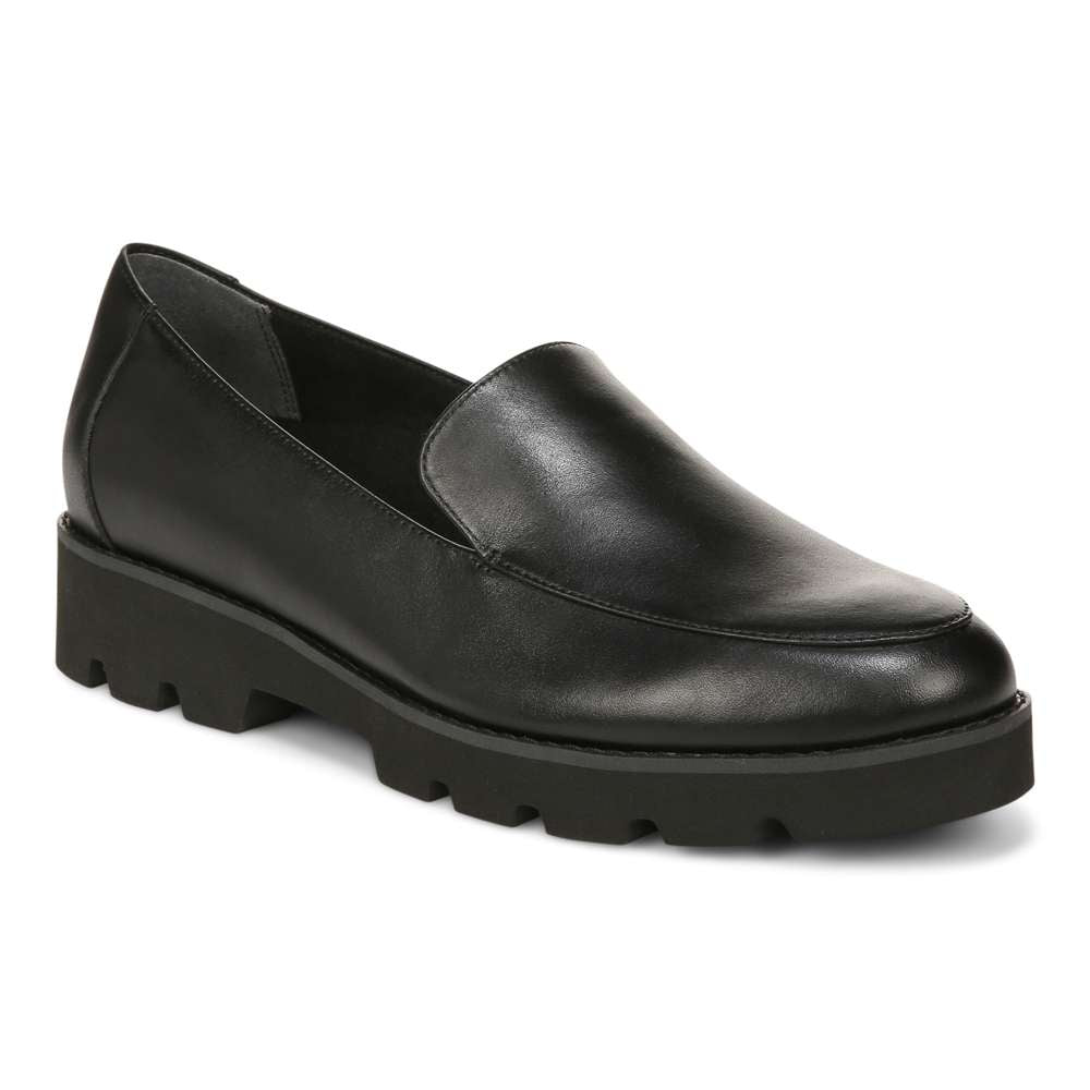Kensley Loafer - Black Leather