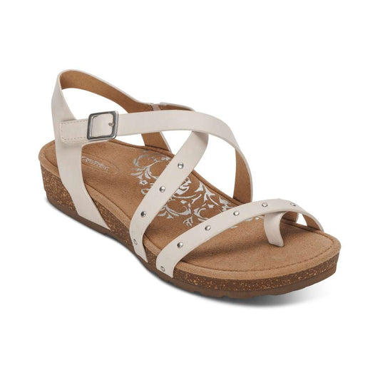 Lauren Strapped Sandal - Ivory