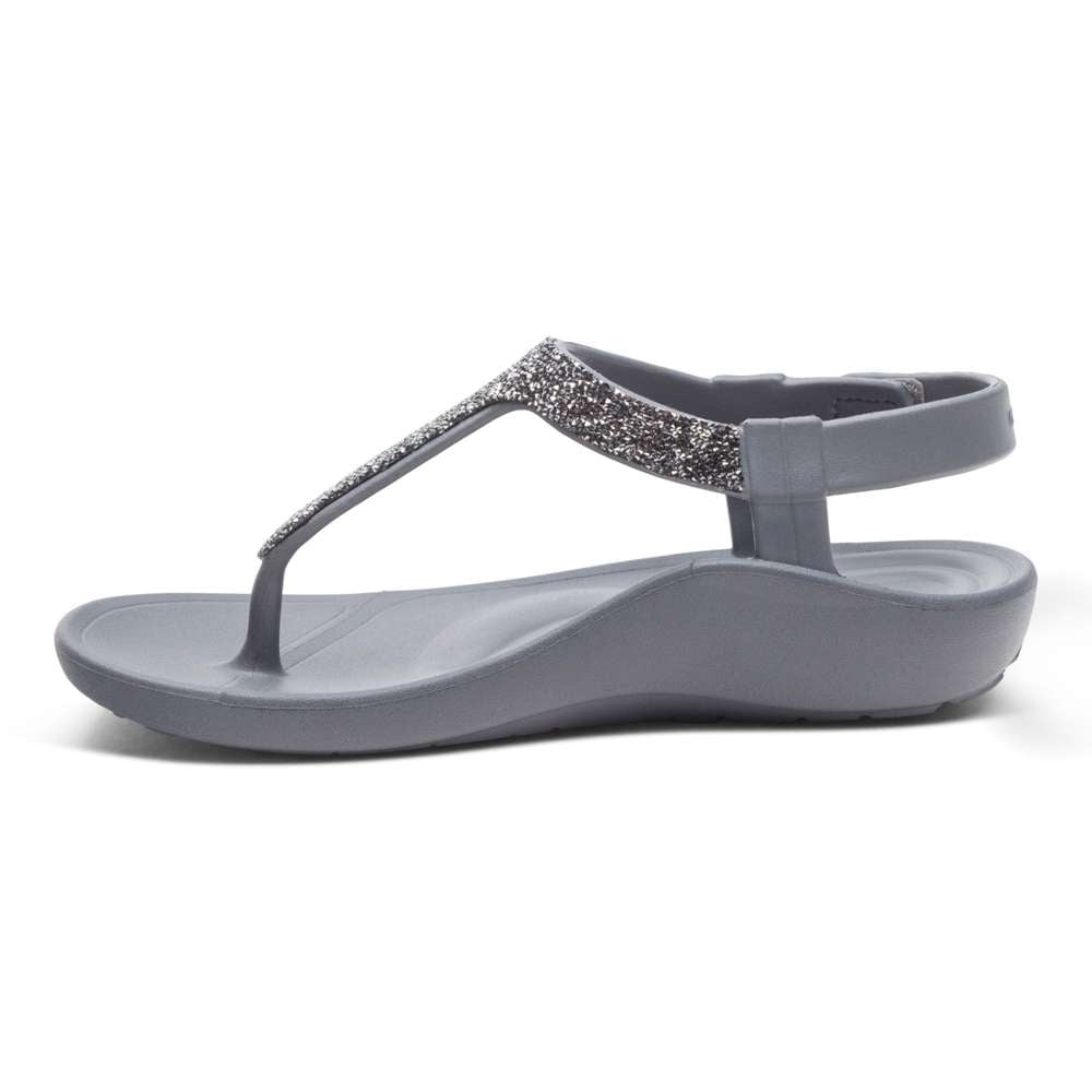 Skyler Sandals - Pewter Sparkle