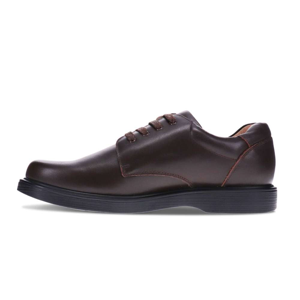 Barty Lace-Up School Shoe - Brown