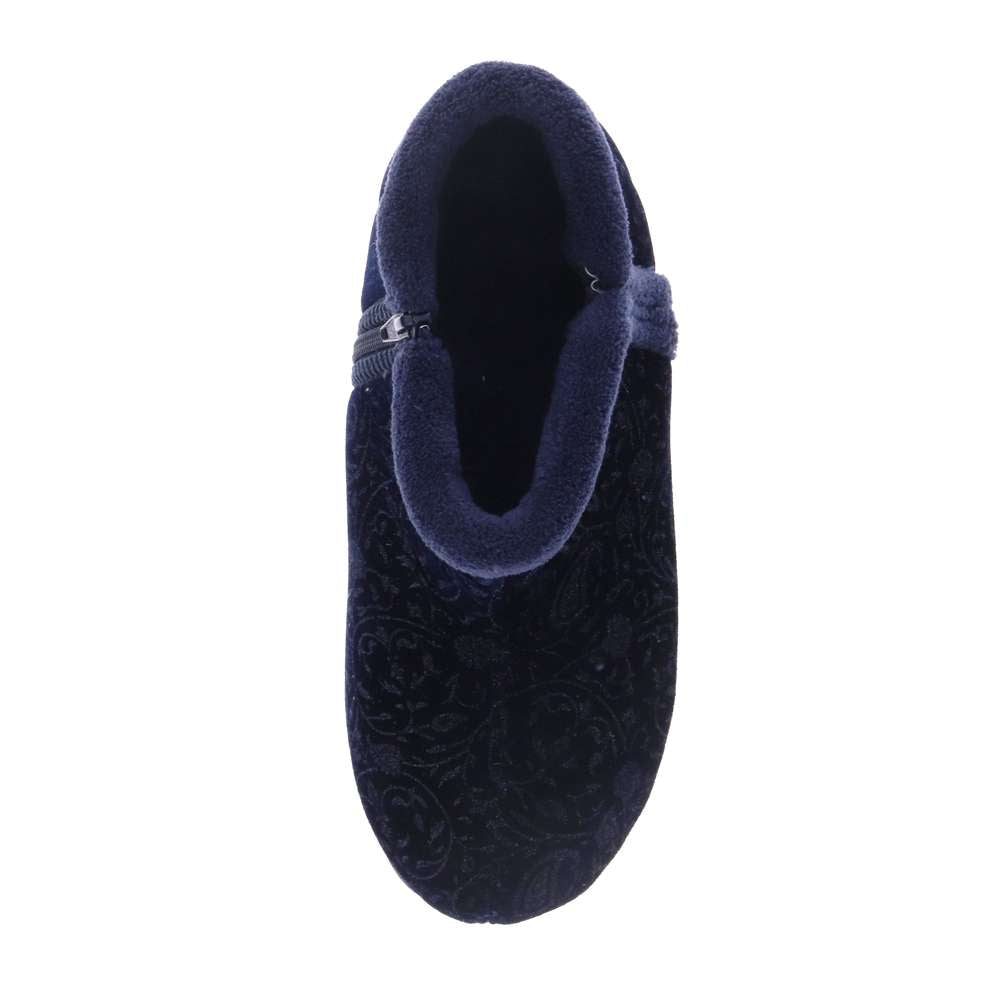 Dream Slipper Boot - Navy Emboss