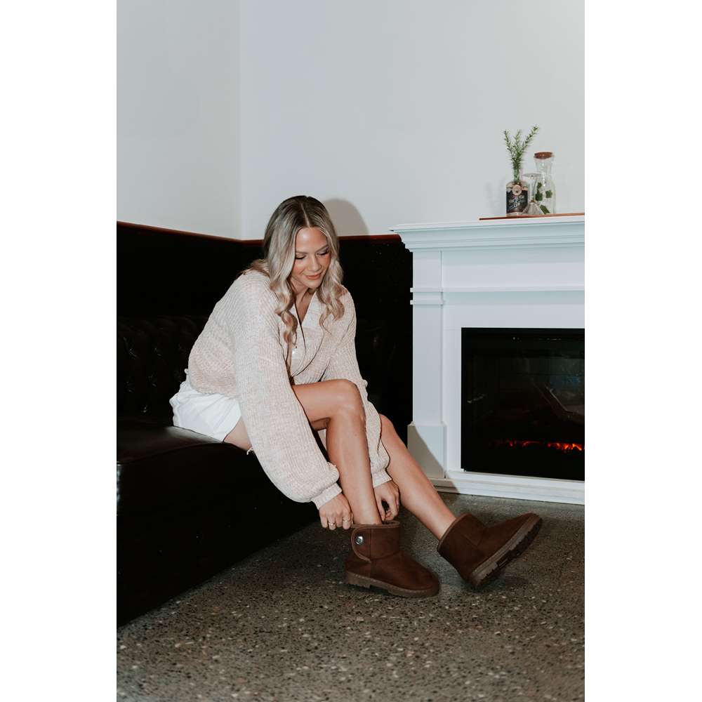 Fluffy II Slipper - Chocolate