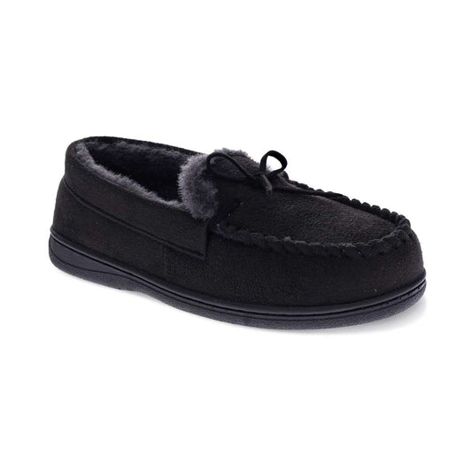 Mohican Moccasin Slipper - Black