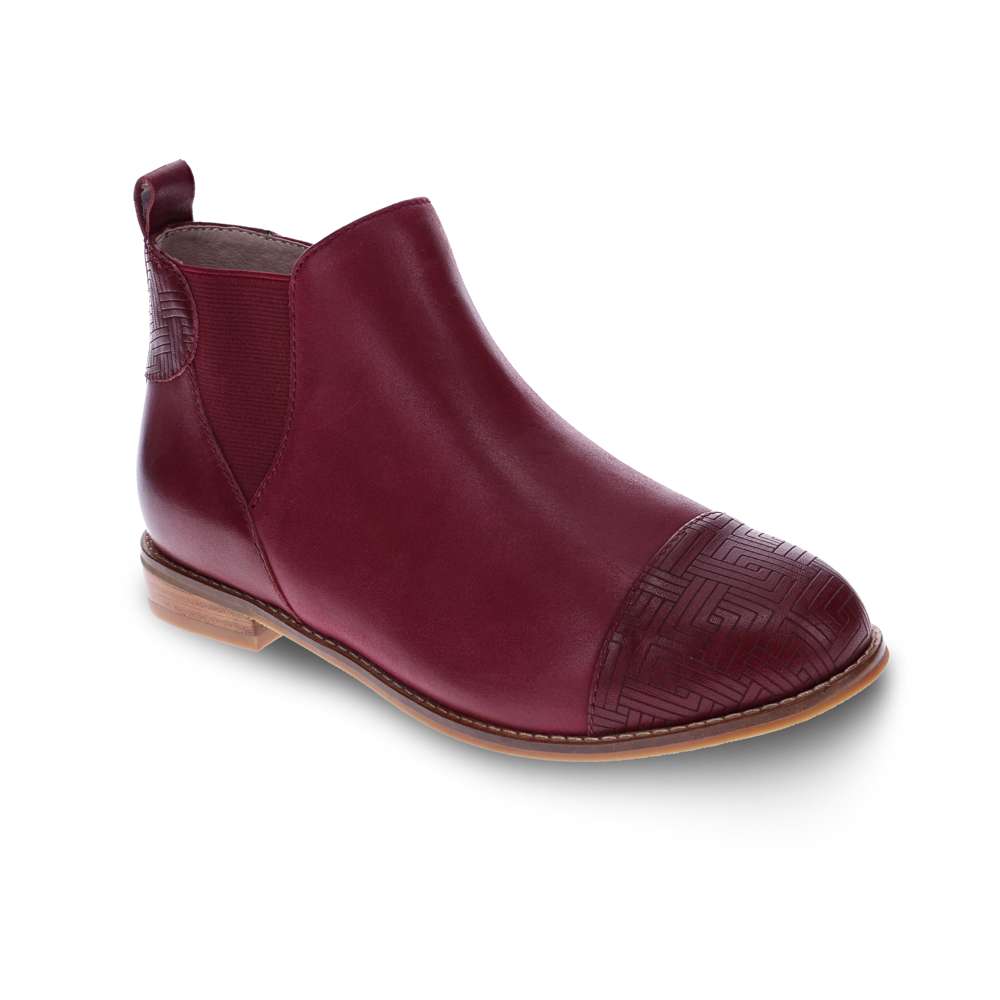 Tycoon Ankle Boot - Burgundy