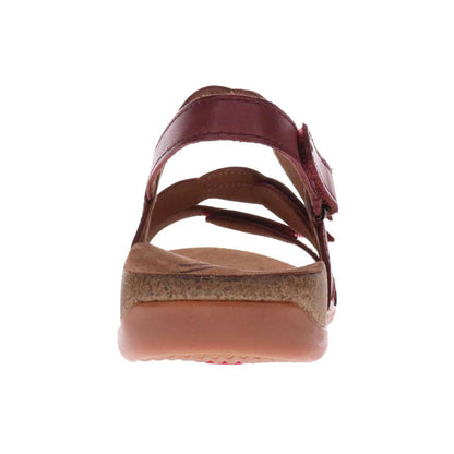 Able Adjustable Sandal - Burgundy