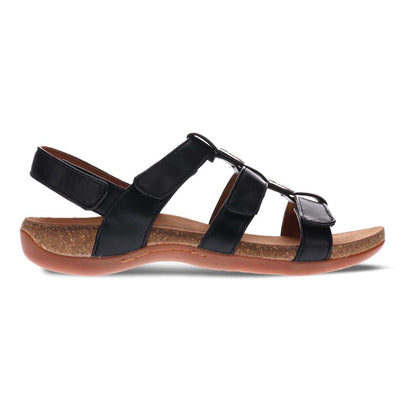 Acton Adjustable Sandal - Black