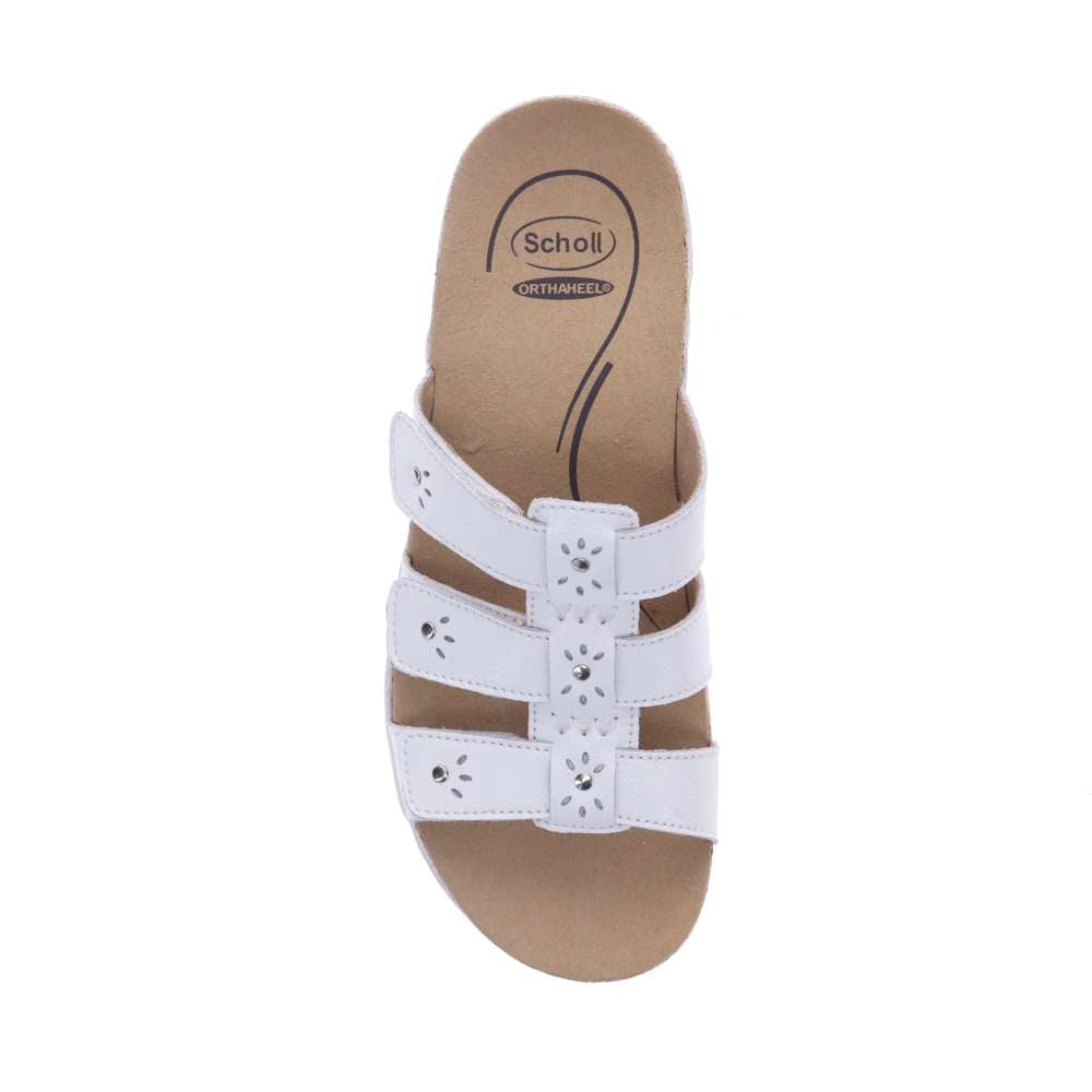 Andrea Slide Sandal - White