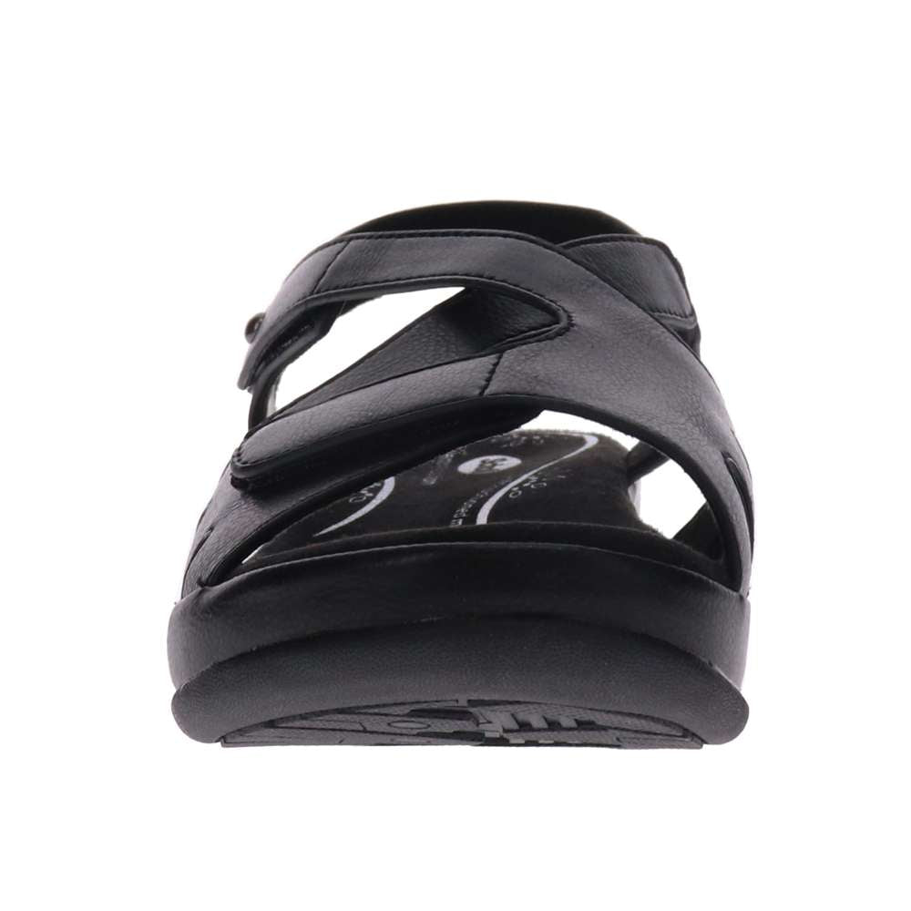 Casey Adjustable Sandal - Black