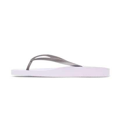 Fiji Toe Post Sandal - White/Silver