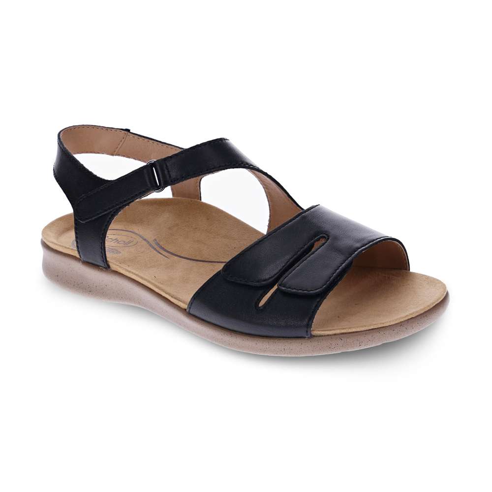Flora Adjustable Sandal - Black