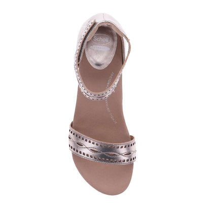 Gail Closed Heel Sandal - Pewter