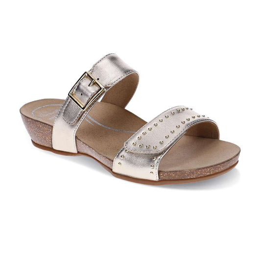Jaylah Slide Sandal - Champagne