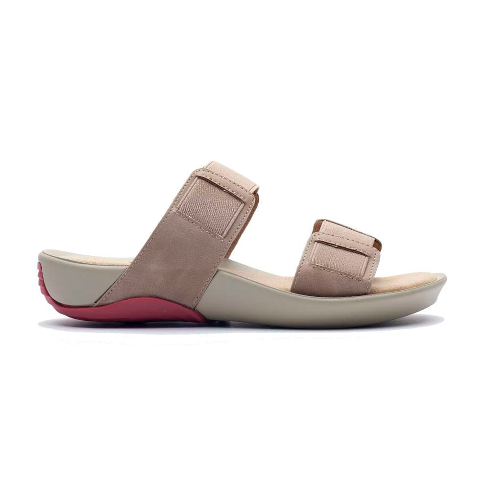 Kamara (LS4879) Slide Sandal - Taupe