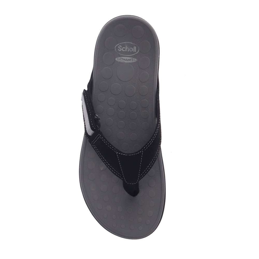 Ryder Toe Post Sandal - Black/Grey