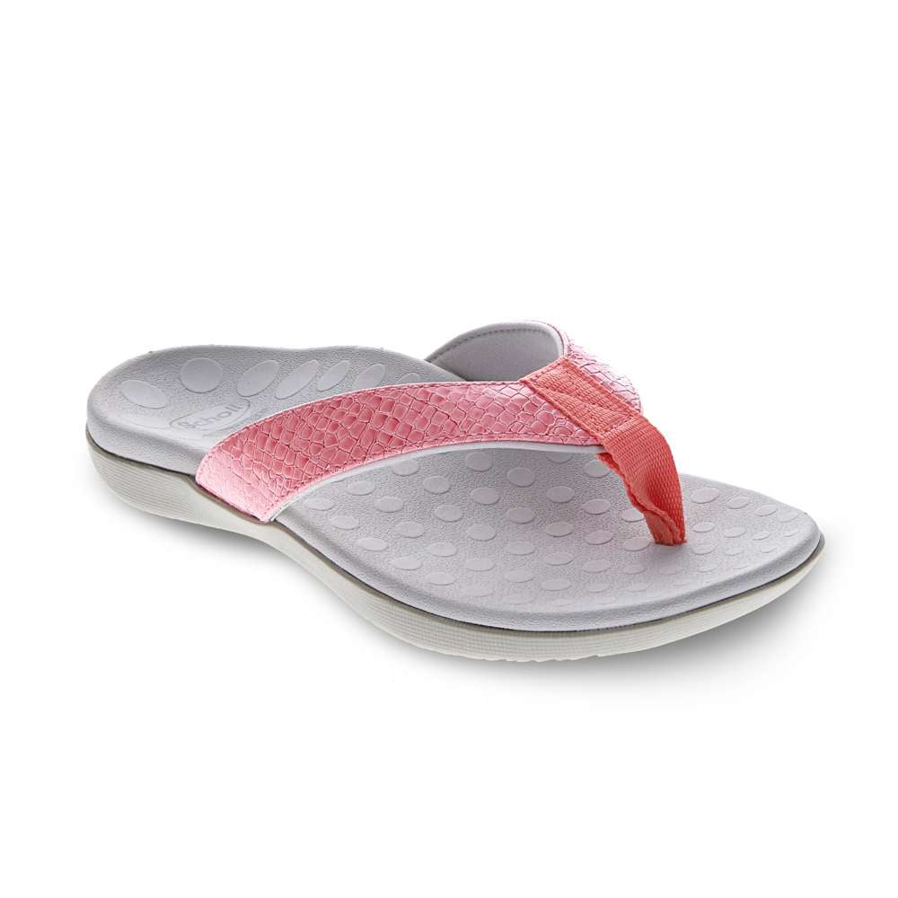 Sonoma Reptile Toe Post Sandal - Coral Reptile