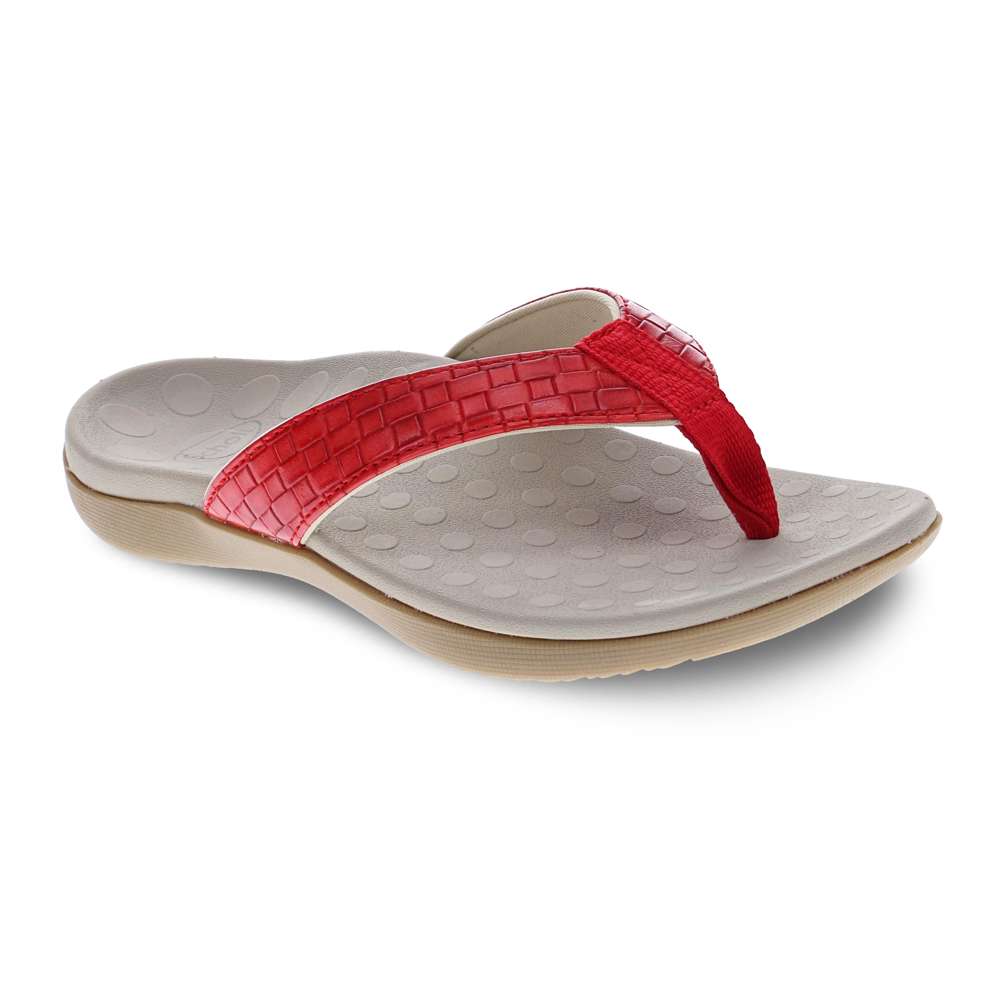 Sonoma Brick Toe Post Sandal - Red
