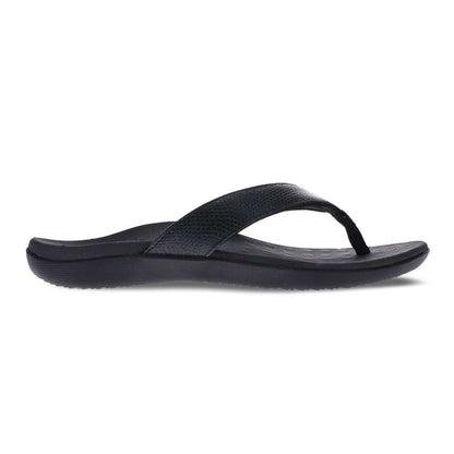 Sonoma Shimmer Toe Post Sandal - Black
