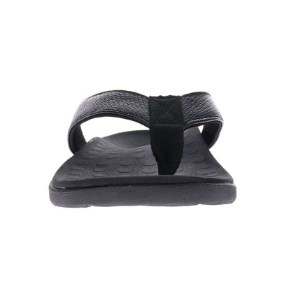 Sonoma Shimmer Toe Post Sandal - Black