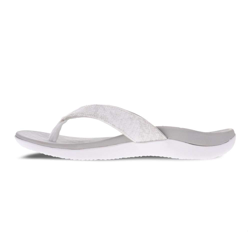 Sonoma Shimmer Toe Post Sandal - White