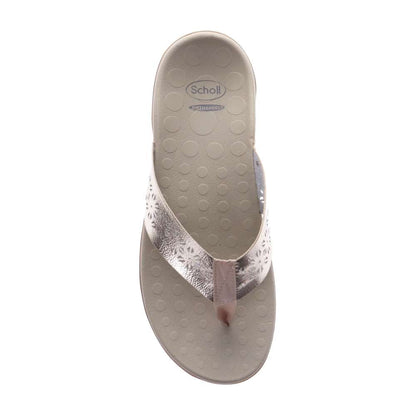 Spangle Toe Post Sandal - Soft Gold
