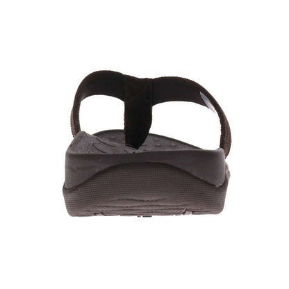 Wave Toe Post Sandal Unisex - Chocolate