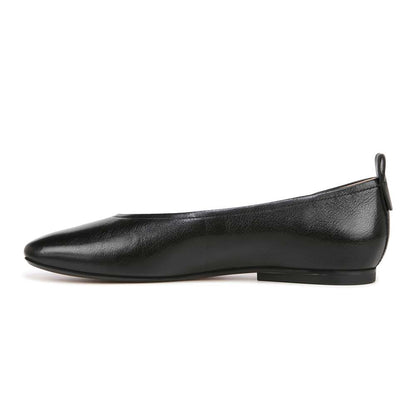 Carla Flat - Black Leather