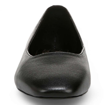 Chelsea Ballet Flat - Black Leather