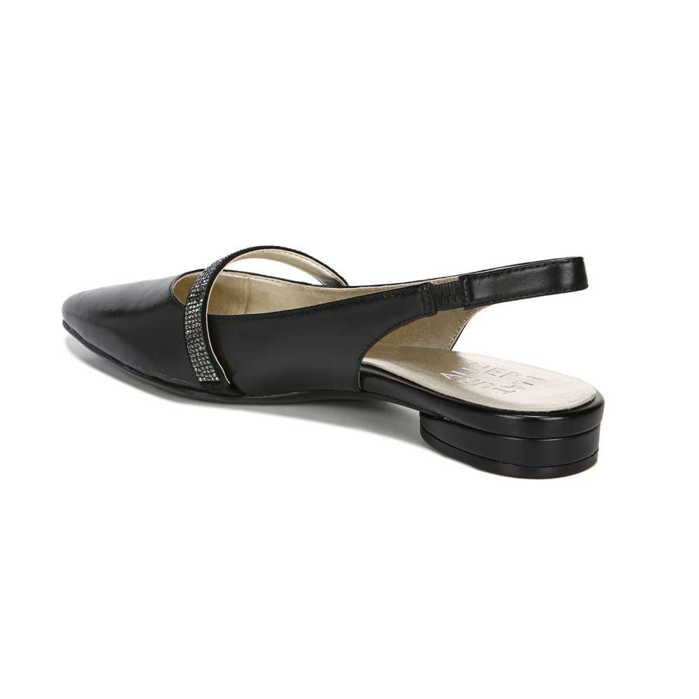 Hally Slingback Flat - Black