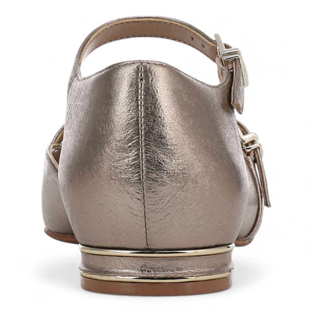 Harmony Mary Jane Flat - Pewter