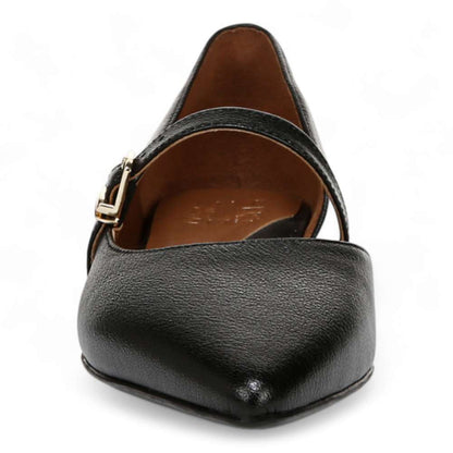 Heather - Black Leather