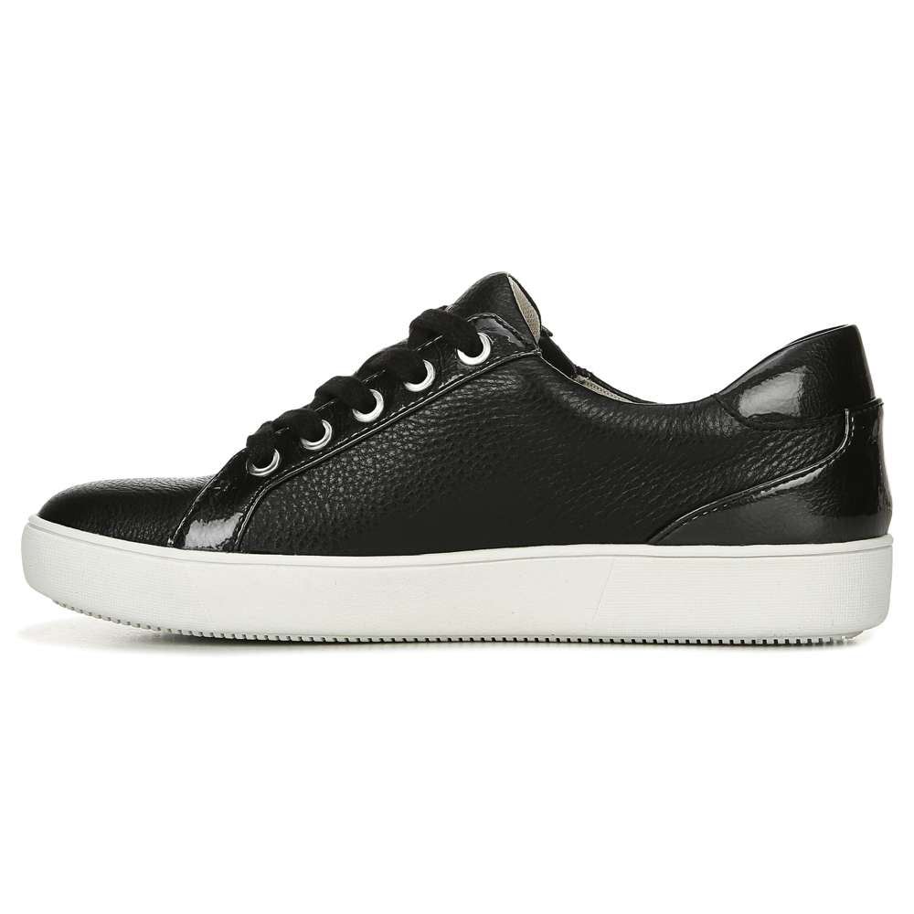 Macayla Casual Sneaker - Black Leather