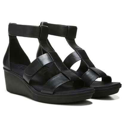 Rylan Wedge Sandal - Black