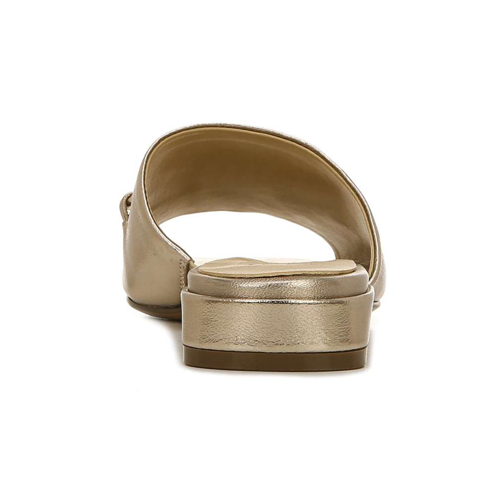 Angie Dress Slide Sandal - Warm Silver