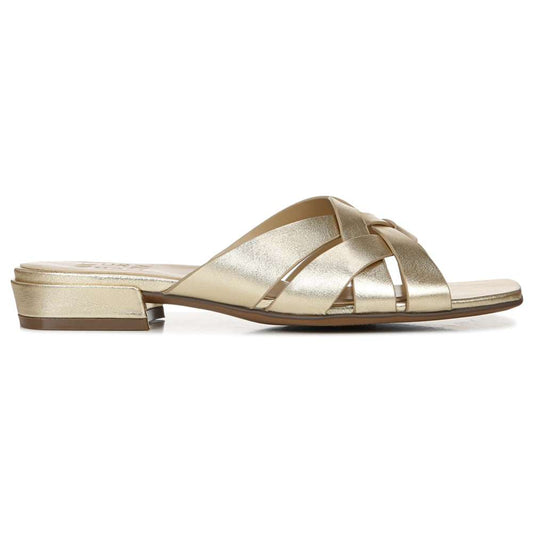 Ashford Slide Sandal - Dark Gold
