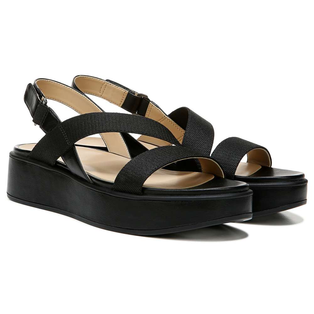 Charlize 2 Platform Sandal - Black