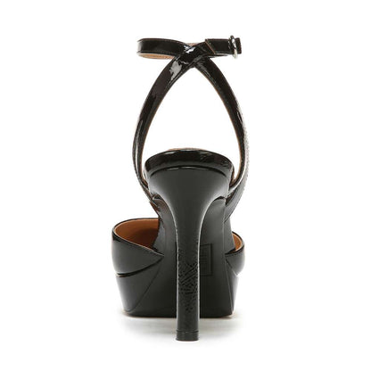 Clarice Pump - Black Patent