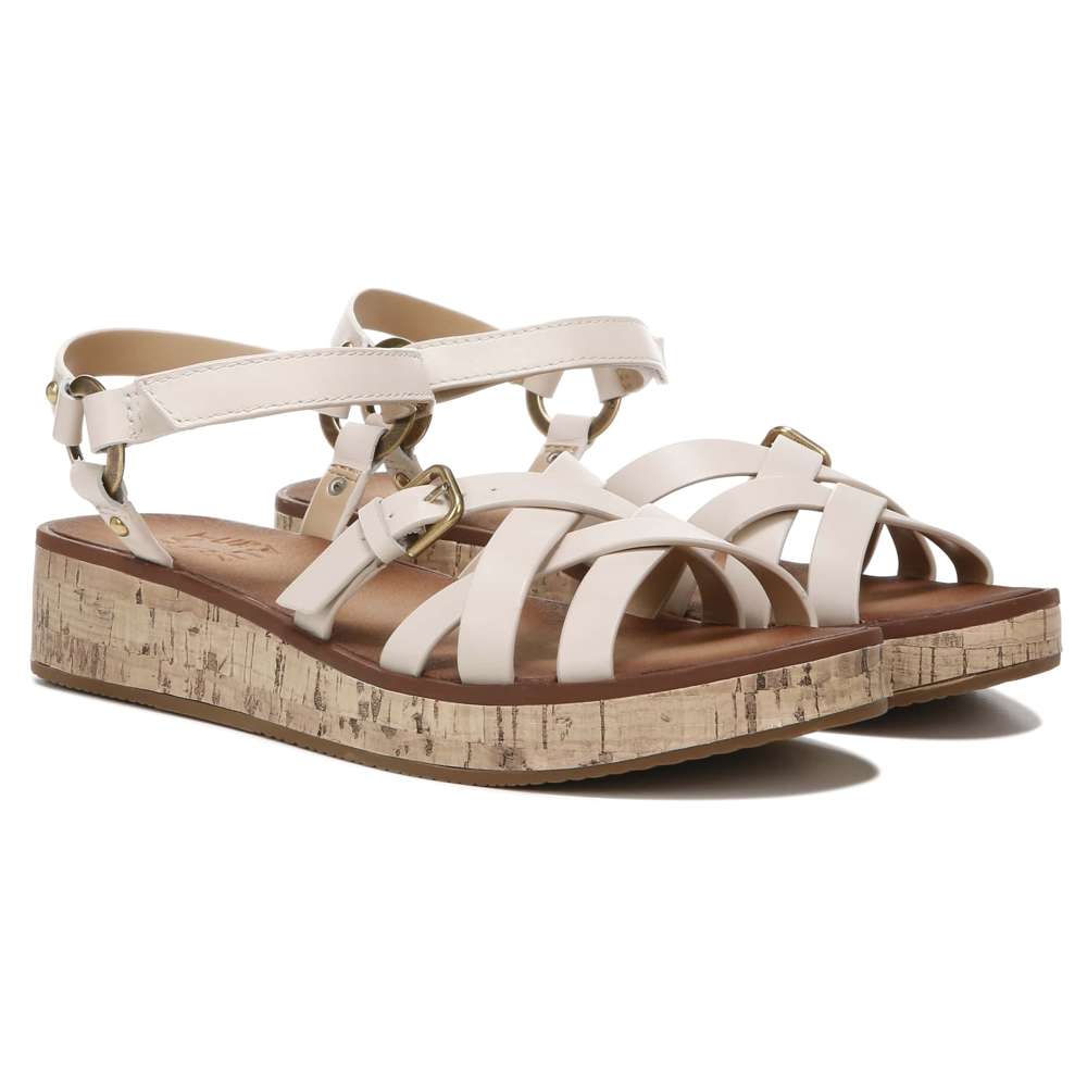 Georgette Sandal - Porcelain