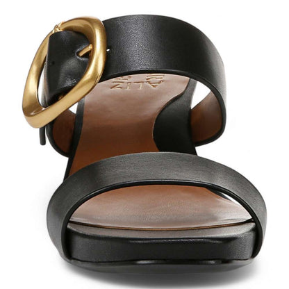 Ida Dress Sandal - Black Leather