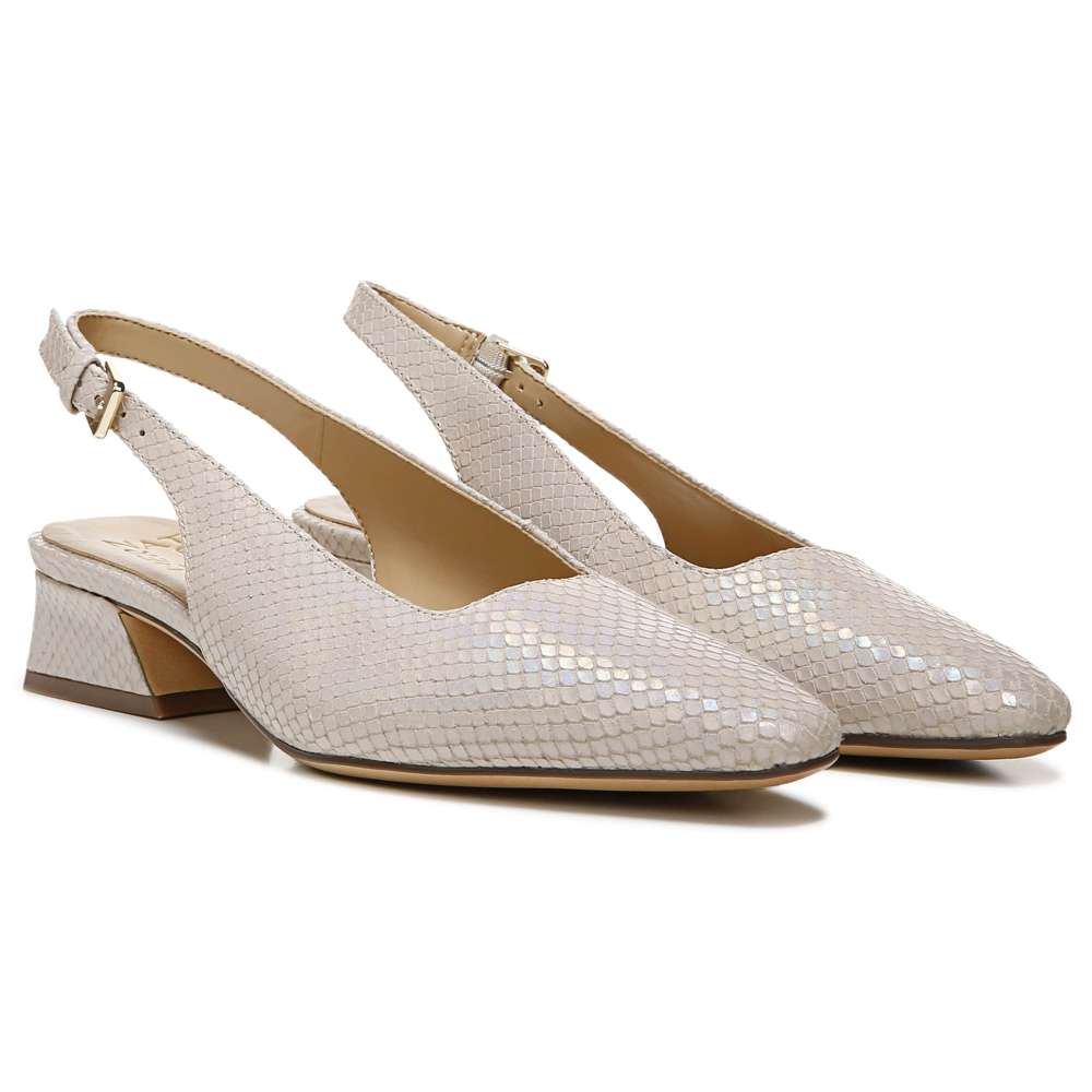 Lesley Dress Flat - Porcelain