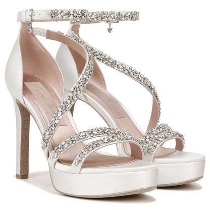 Love Dress Sandal - Silk White Satin