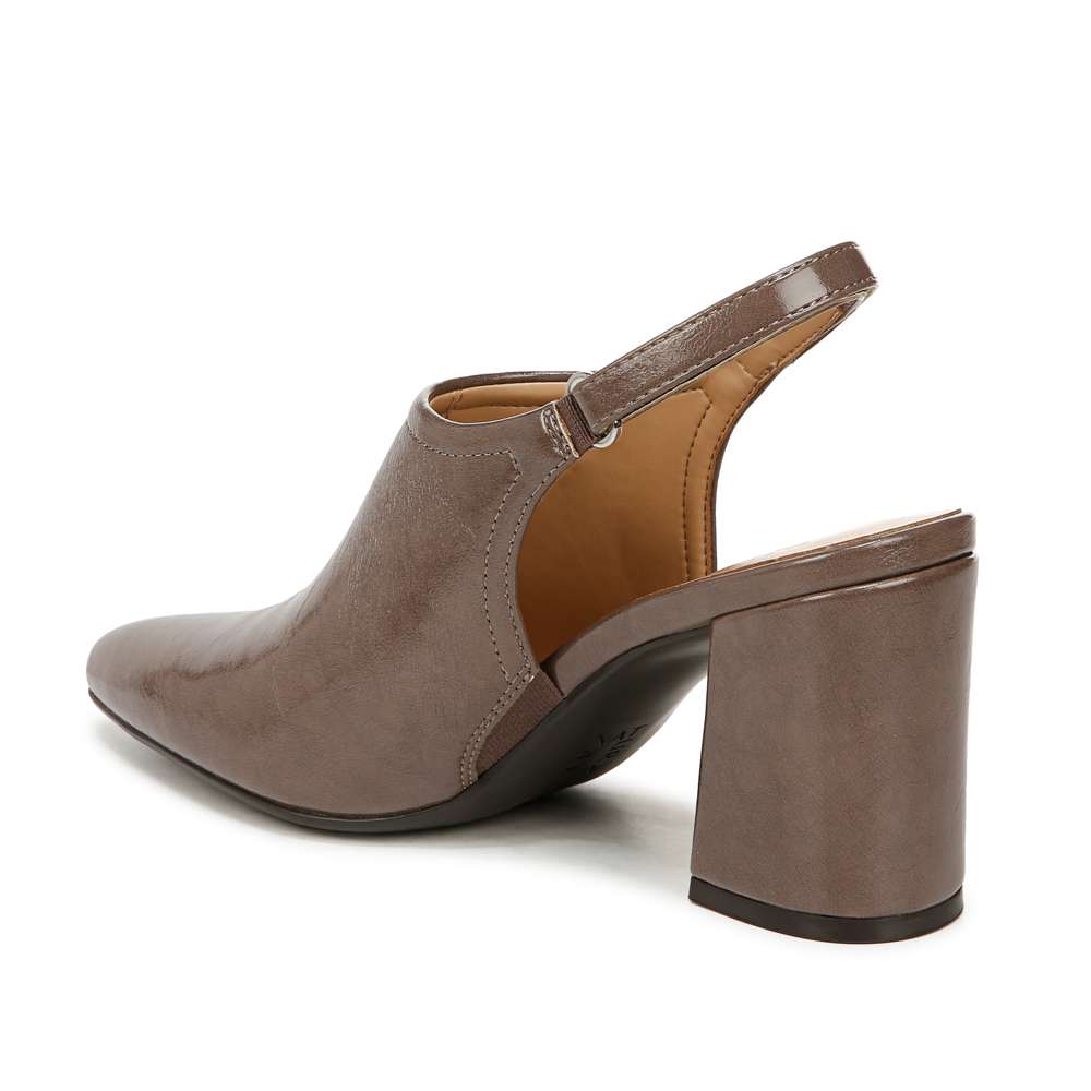 Prompt Slingback Pump - Mushroom Grey