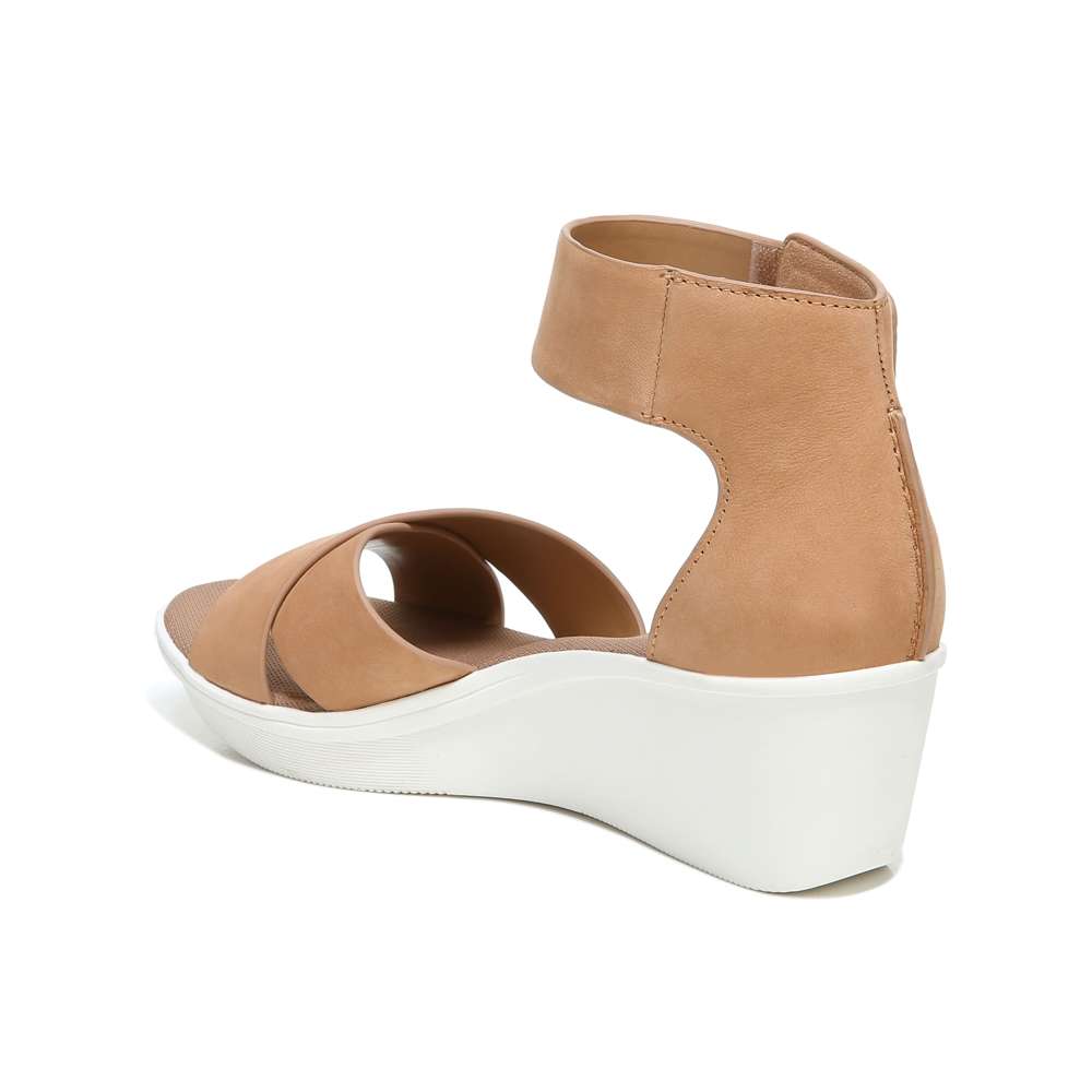 Riviera Wedge Sandal - Cookie Dough