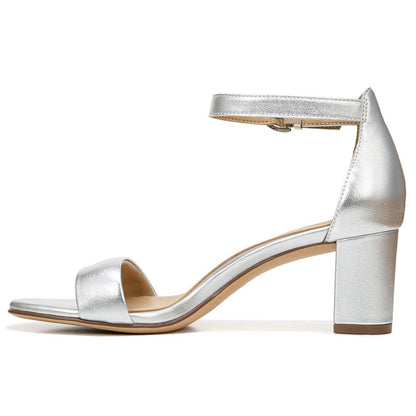 Vera Dress Sandal - Silver Leather