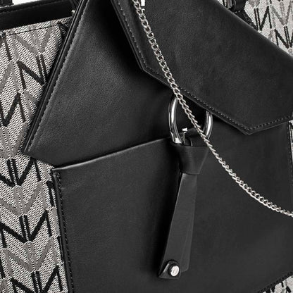 Dylana 2 Tote Bag - Black/White