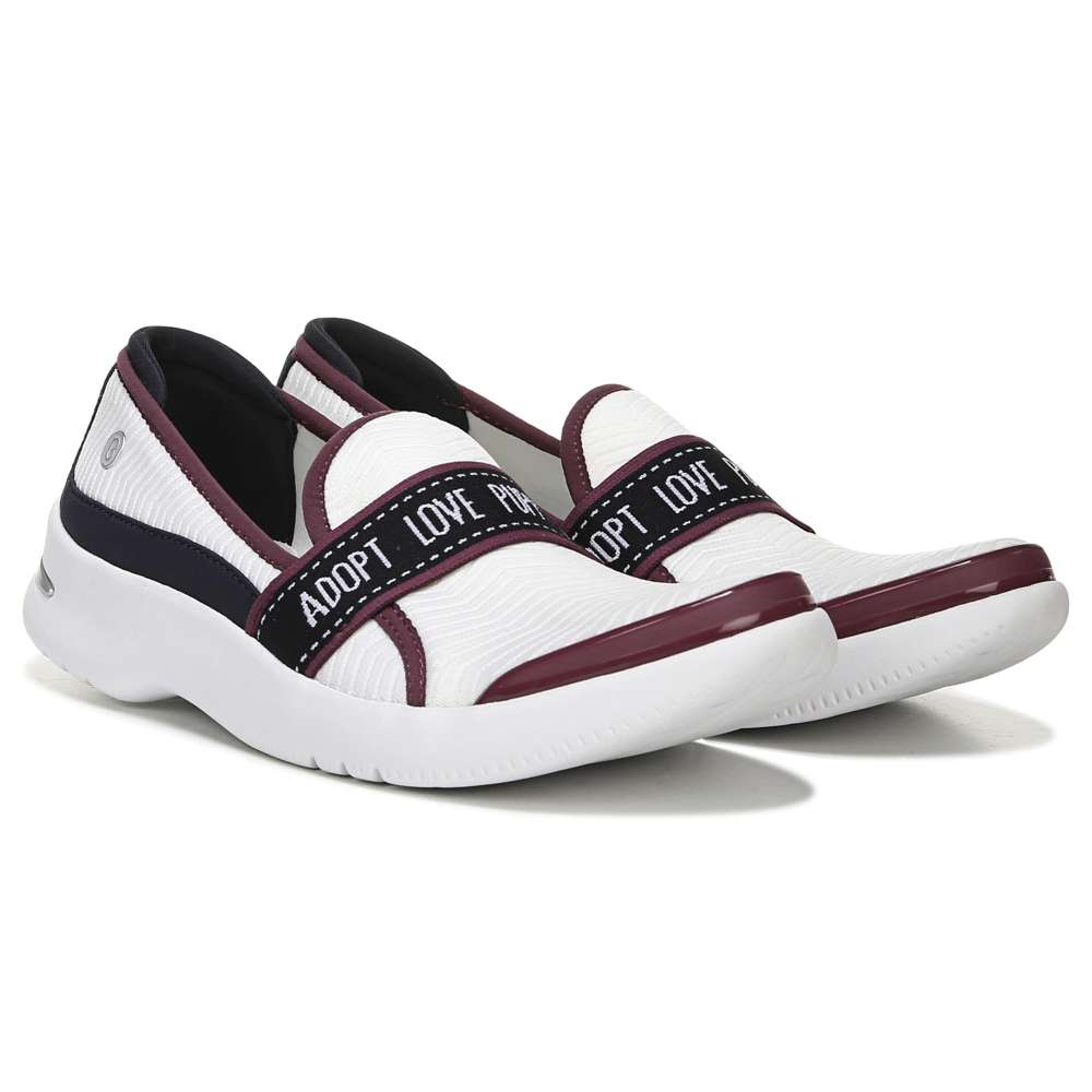 Attraction Slip-On Sneaker - White/Red/Navy