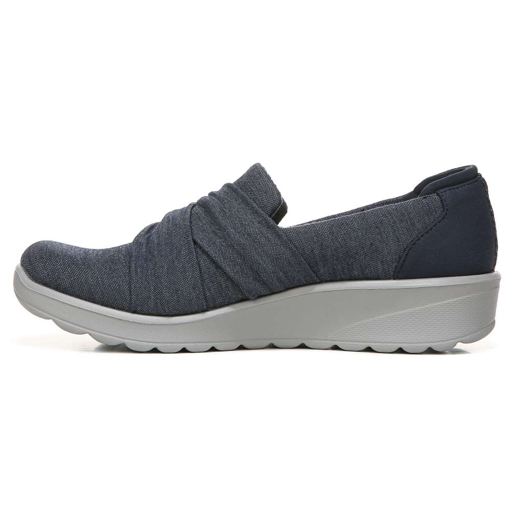 Glimmer Slip-On - Navy Blue Shimmer