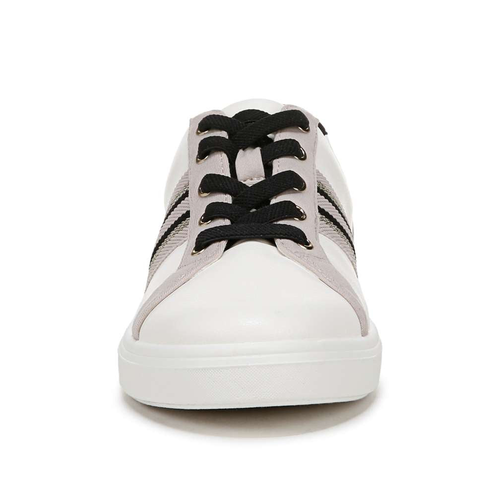 Happy Friday Lace Up Sneaker - White/Black