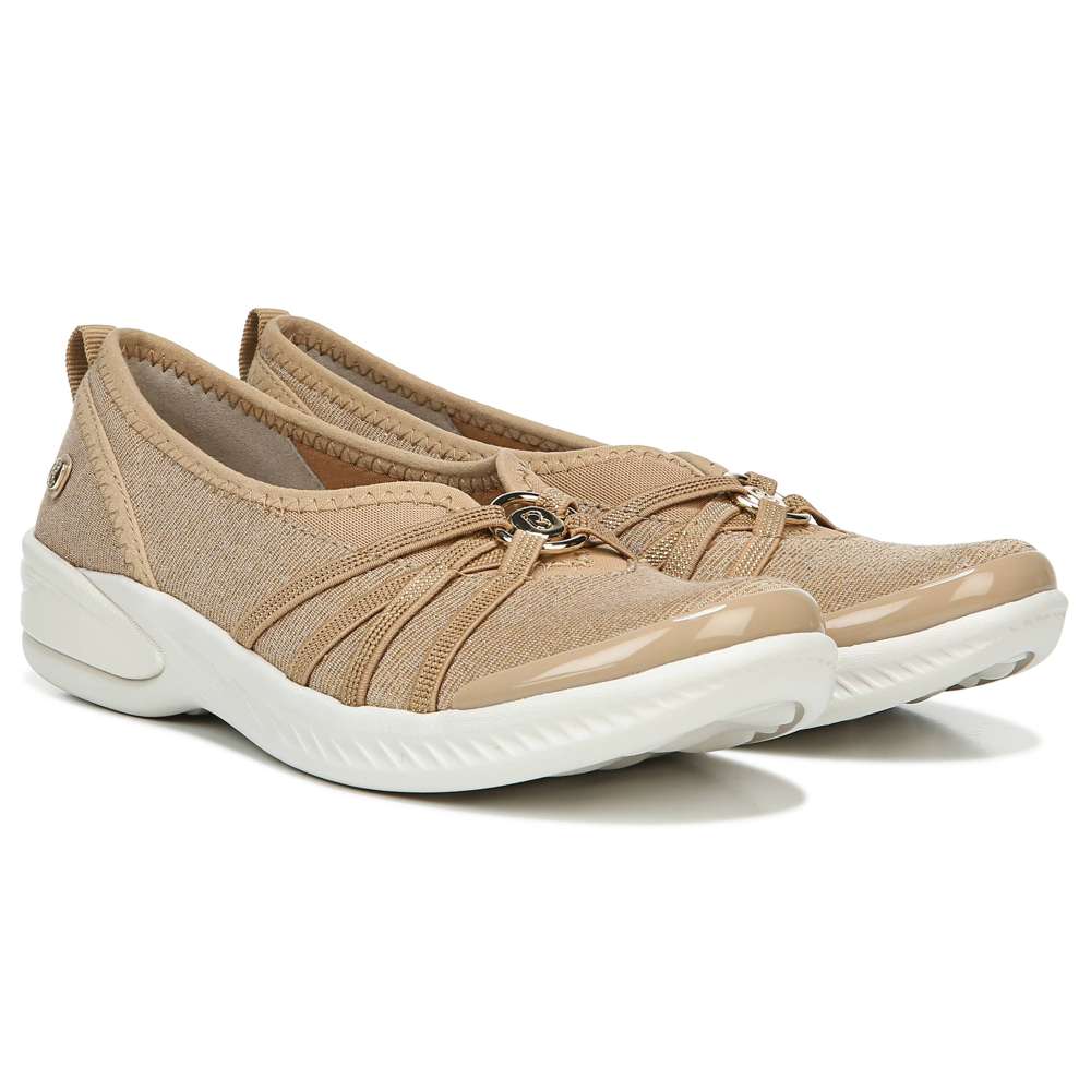 Niche Slip-On - Beige Ribbed Sparkle